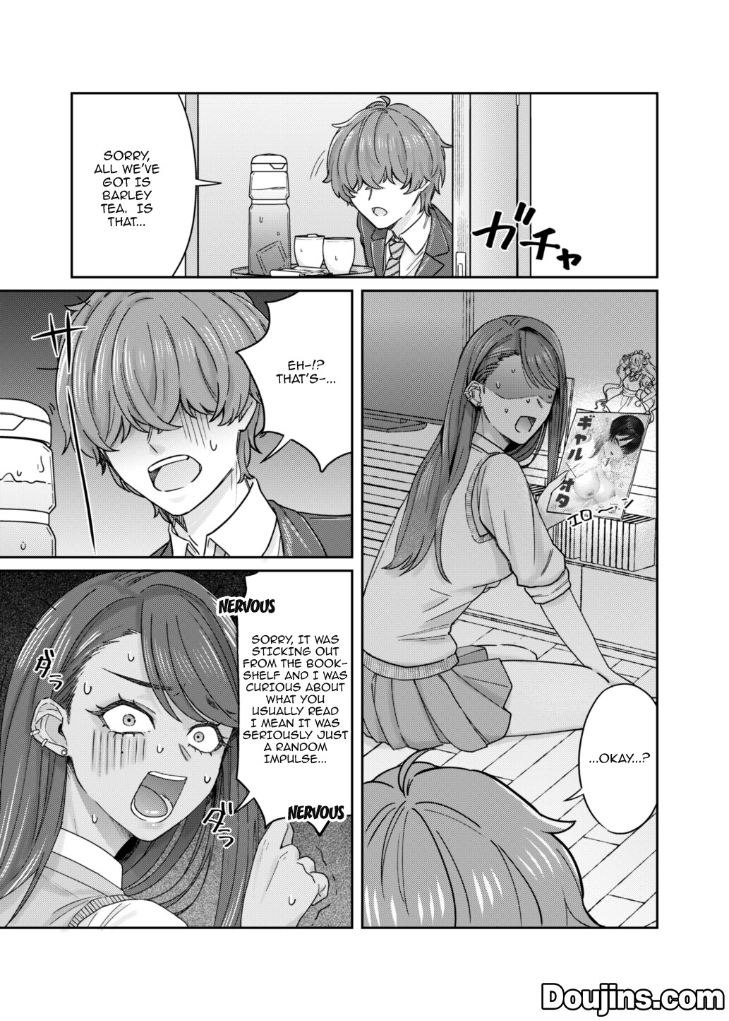 Hentai Manga Comic-Story About A Secret Study Session With My Black Gyaru Childhood Friend-Read-8